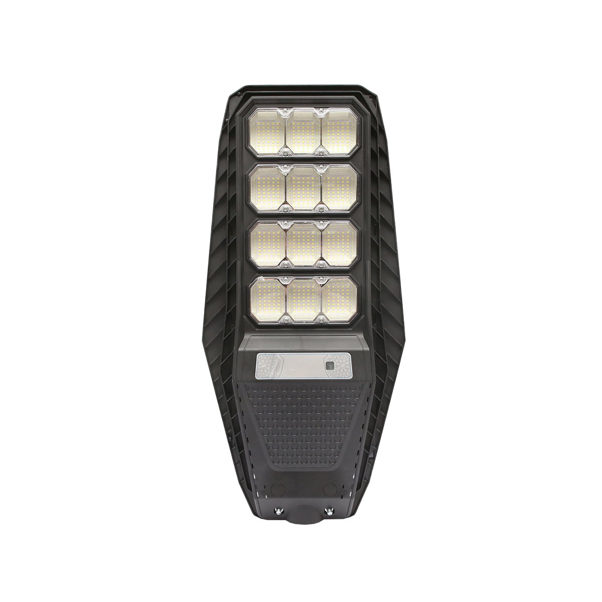 Lampa solara LED iluminat stradal 200W, 6500K, IP65 cu panou solar senzor de miscare si prindere pe stalp Breckner Germany